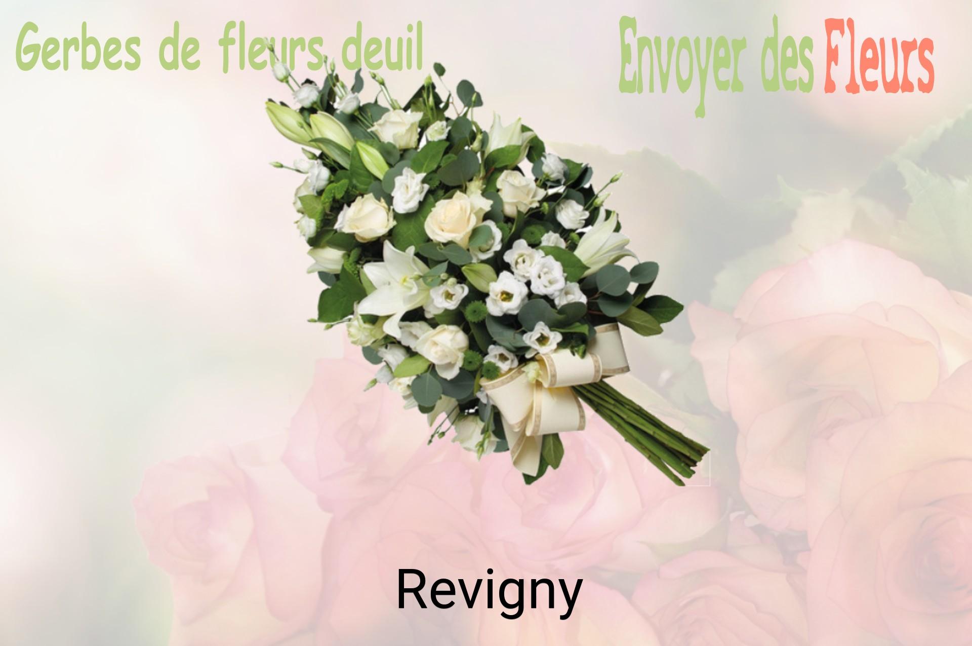 Gerbe de fleurs de deuil livrée à Revigny